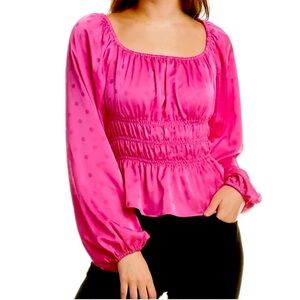 Versona Women’s Elegant Fuchsia XL Blouse
